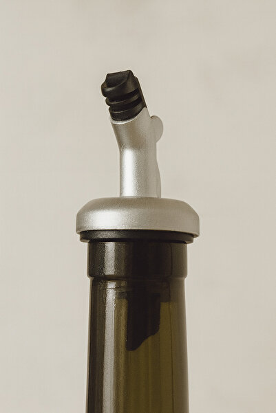 Bohemian Sunflower and Olive Oil Retro Oil Pot Set – with Marble Base (2-Piece, 750 ml)