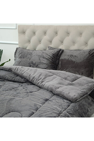 sadir Linda Luxury Velvet Winter Duvet Set, Single and a Half, 4 Pieces