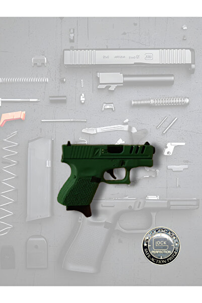 mmb Glock 43 Mini Keychain – 1:3 Scale, 90% Functional Mechanism, Collectible