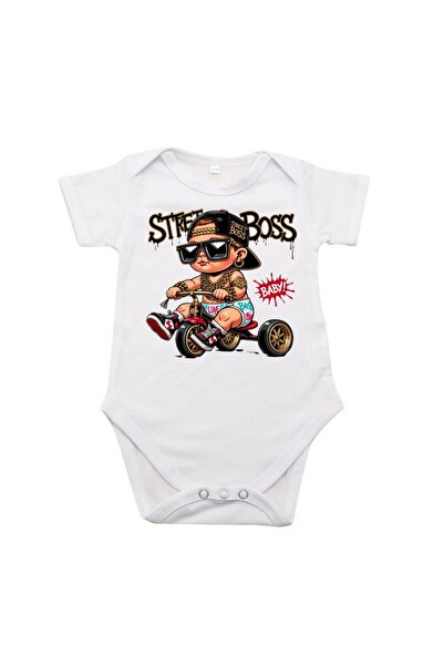 MARİ Personalized bodysuit "street boss", 9-12 months