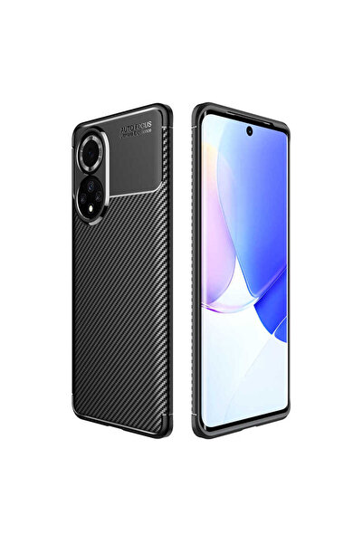 zore غطاء حماية لهاتف هواوي هونور 50 من جوي كريتيف - غطاء سيليكون أسود