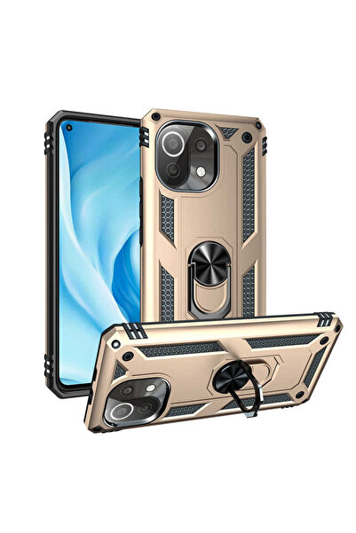 zore غطاء حماية لهاتف Mi 11 Lite طراز NXXA Vega - ذهبي