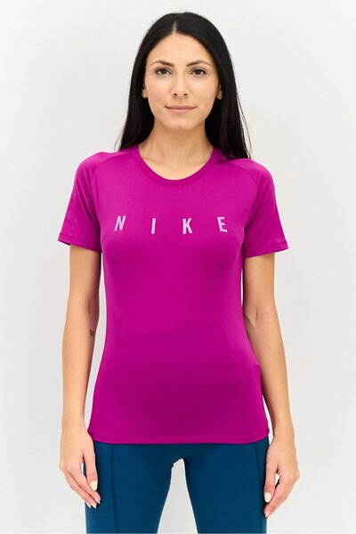 Nike Women Sportswear Fit Short Sleeve Training T-shirt, Purple