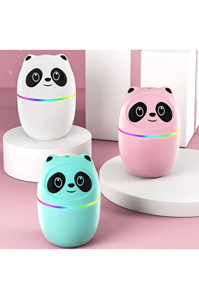 Hunga Sevimli Panda Tasarımlı USB'li Hava Nemlendirici Beyaz Renk