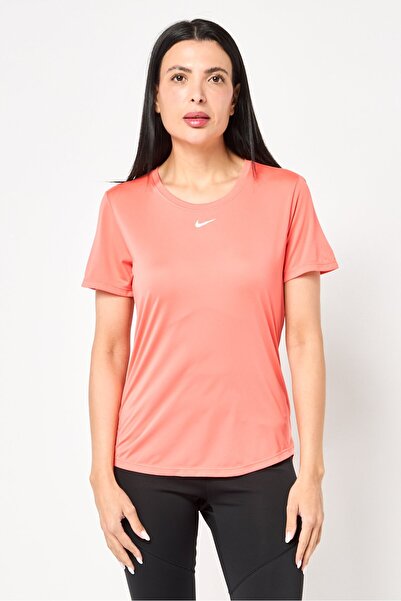 Nike Women Dri-Fit Short Sleeve Training Top, Orange