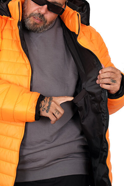 ModeXL Mode XL Men's Plus Size Coat with Quilted Padding U25702