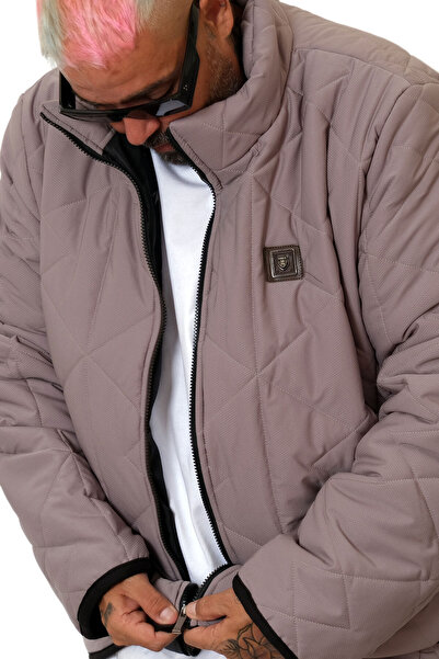 ModeXL Mode XL Large Size Men's Coat Mock Neck 25710