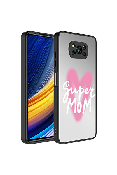 zore حافظة Poco X3 ذات نمط مرآة لامعة مع حماية للكاميرا من JoieCreatif - Supe...