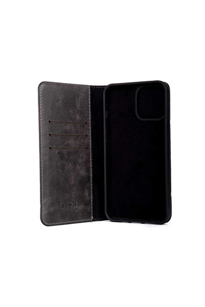 zore iPhone 8 Plus Case Nxxa Genuine Leather Multi Wallet Case - Red