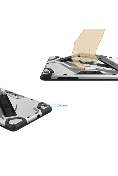 zore Galaxy Tab a 8.0 (2019) T290 Nxxa Defens Tablet Silicone Case - Black