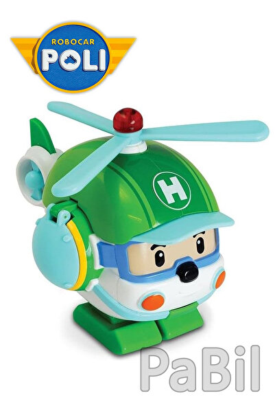 PaBil Robocar Poli Dönüşebilen Robot Araba Aksiyon Figür Oyuncak - Helly 10 - 12 cm