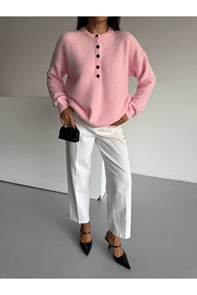 D'RECCY PULOVER OVERSIZE DIN LICHRA TRICOTAT MOALE PENTRU FEMEI