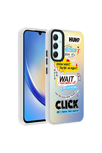 zore غطاء حماية لهاتف Galaxy A24 مزخرف بنمط JoieCreatif Dragon - كلمات