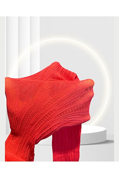 İntive Lingerie Coral Color Dita Mystic Patterned Stretchy 80 Denier Pantyhose