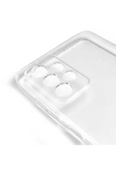 zore Galaxy A72 Case Nxxa Super Silicone Cover with Camera Protection - Colorless