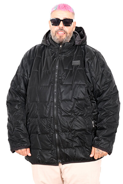 ModeXL Mode XL Men's Plus Size Coat Quilted Hooded U25704