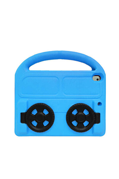 zore iPad Pro 10.5 (7Th Generation) Compatible Nxxa Wheel Car Tablet Eva Silicone Case with Wheel Stand - Green