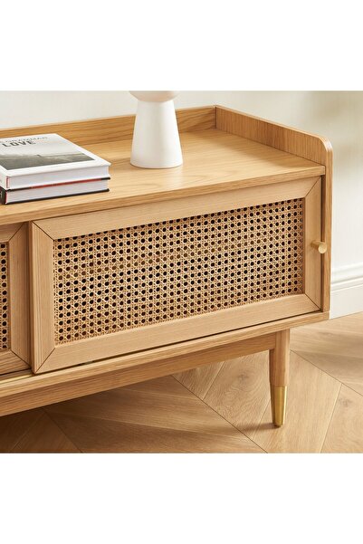 WoodenDecoration01 Solara Masif TV Ünitesi