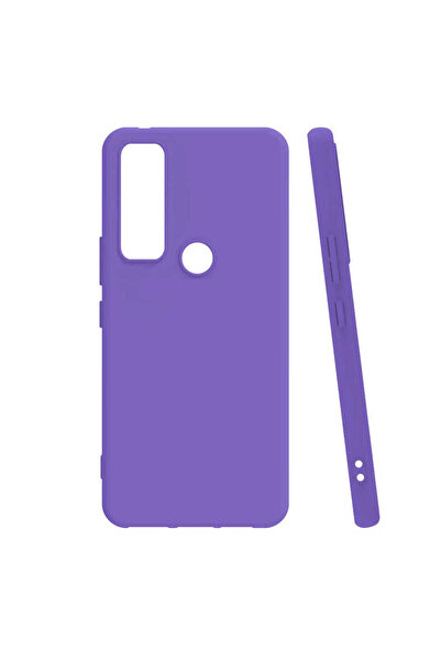 zore Tcl 20 Se Case Nxxa Bias Tape Silicone - Purple