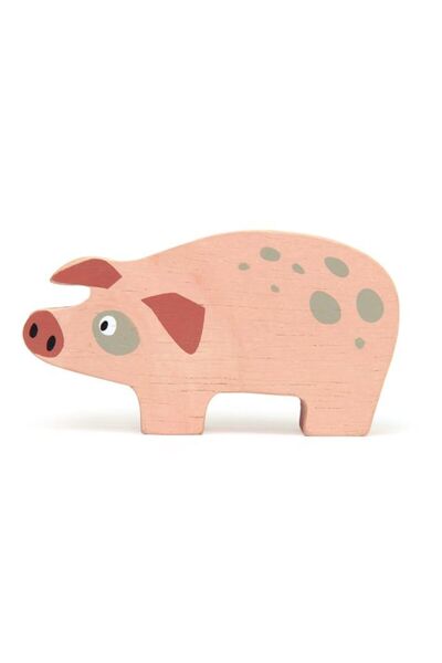 Tender Leaf Toys Figurina Porcusor, din lemn premium - Pig -