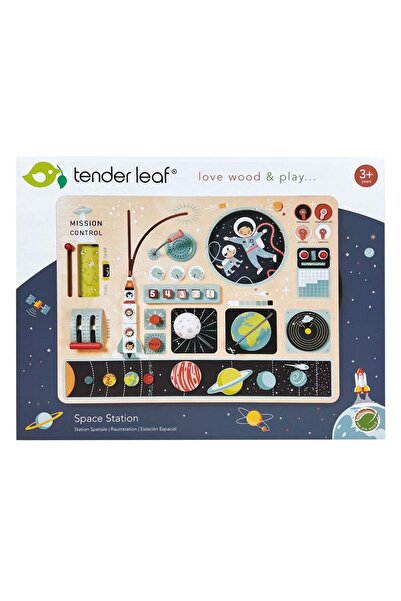 Tender Leaf Toys Statie spatiala, din lemn premium - Space Station -
