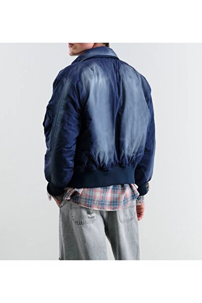 Hazhers Men's Double Color Bomber Winter Jacket