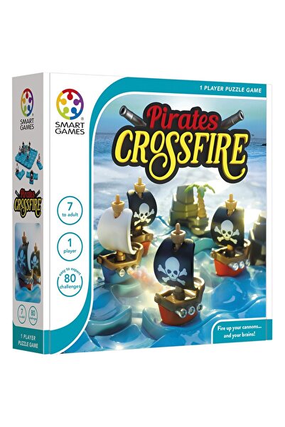 Smart Games - Pirates Crossfire, joc de logica cu 80 de provocari, 7+ ani, ed...