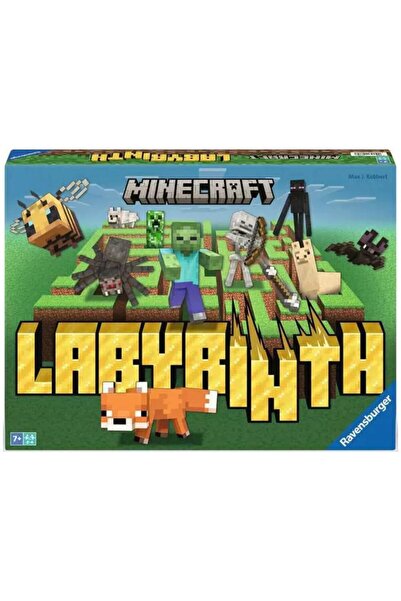 RAVENSBURGER Minecraft Labyrinth, joc de societate Ravensburger, multilingv i...