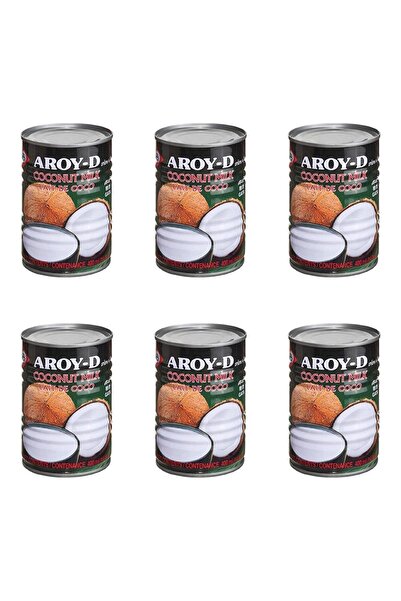 Aroy D Hindistan Cevizi Sütü 400gr 6lı Set