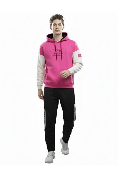 STITCH by MH Men's Color-Block Hoodie and Jogger Set 20 years / Chest 42" (Ance Studios Style)