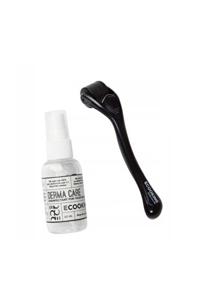 Ecooking , Derma Roller, Black, Elasticity and Firmness, Face Massage Roller