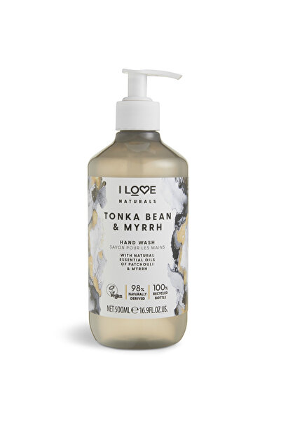 I Love I Love, Naturals Collection, Тонка боб и смирна, течен сапун, за ръце,...