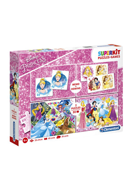 CLEMENTONI SuperKit Disney Princess Puzzle For Girls 4+ years 2 x 30 + 48 + 28 pcs