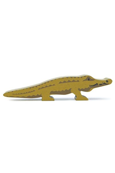 Tender Leaf Toys Figurina Crocodil, din lemn premium - Crocodile -