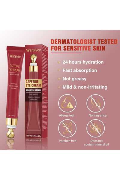 Wansiven -anti-wrinkle eye contour cream with caffeine and hyaluronic acid