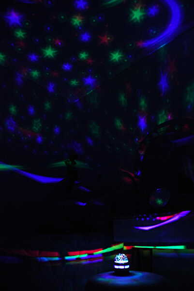 LUMINZO Led Sihirli Küre Usb Girişli Şarjlı Parti Disko Topu Projektörlü Yansımalı Gece Lambası