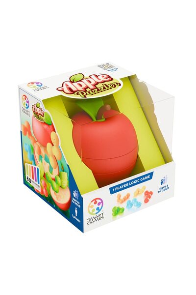 Smart Games - Apple Puzzler, joc de logica cu 80 de provocari, 8+ ani, editie...