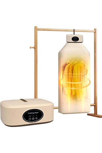 Zen Store مجفف ملابس محمول قابل للطي للاستخدام في المنزل والسفر والفنادق والت...