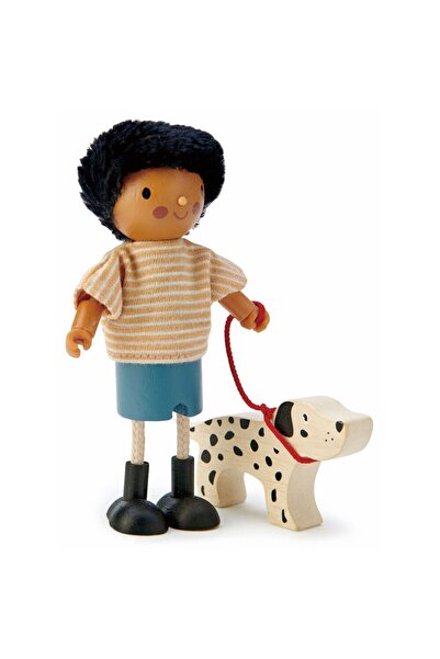 Tender Leaf Toys Figurina Domnul Forrester si cainele, din lemn premium - cu ...