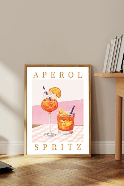 Dekorsiahome Tek Parça Ahşap Çerçeveli Oturma Odası Salon Mutfak Tablosu TK1698