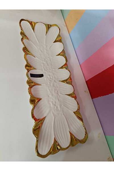 DEKOR ZÜCCACİYE HOME Royking Flora 4-Piece Gold Bowl Breakfast Set