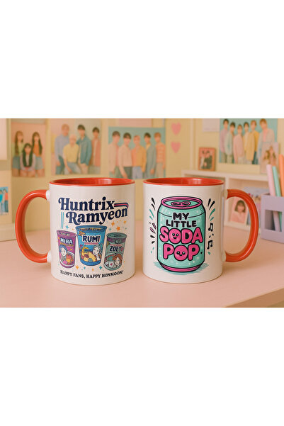 cakaybu Huntrix Ramyeon X My Little Soda Pop Themed 1 Pc Mug
