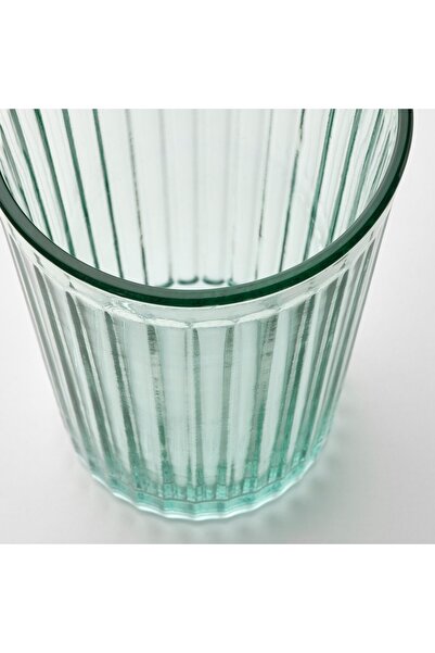 IKEA VARDAGEN Glass, light turquoise, 31 cl, 4 pack