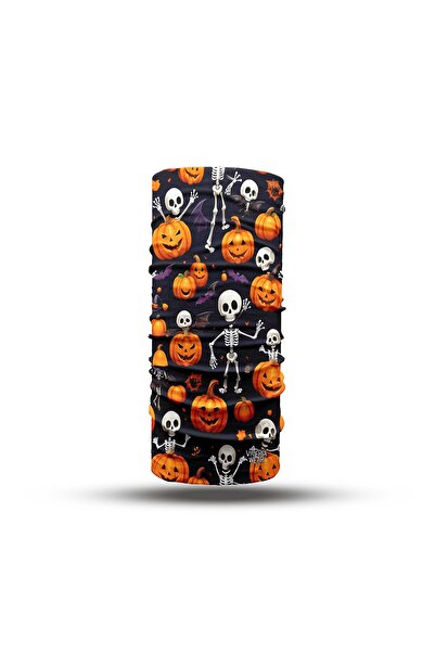 Mode Cool بو كرو (هالوين) بوف – طوق رقبة منقوشة وقناع باندانا |   إكسسوار خارجي للجنسين