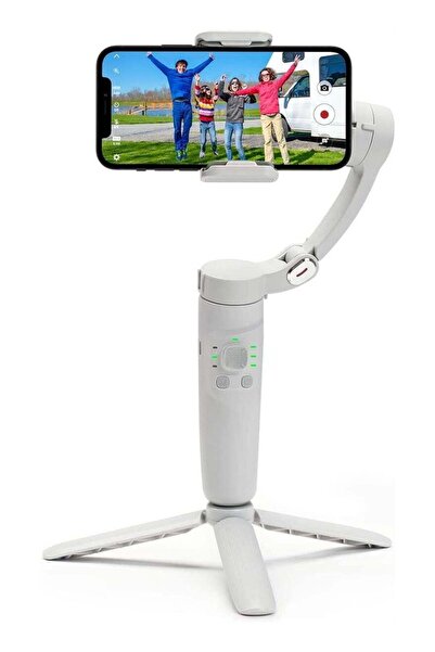 MERAK ONE مثبت الهاتف الذكي M1 ثلاثي المحاور - جيمبال قابل للطي، تتبع تلقائي،...