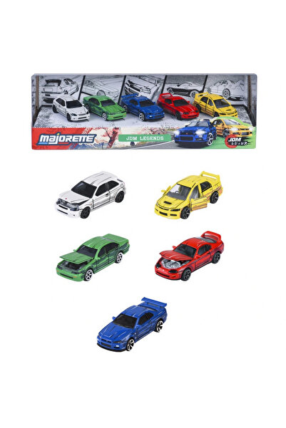 TOYFEST Majorette Jdm Legends Anime 5-Piece Car Set