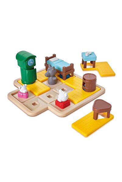 Smart Games - The Wolf & The 7 Goats - Deluxe, logic game with 48 challenges, 3+ years, international edition