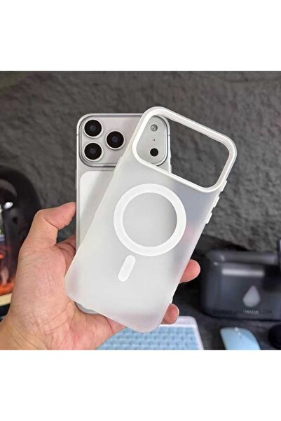 sanalikaksesuar Yeni Iphone 17 Uyumlu Crystal Color Clear Manyetik Şeffaf Mag...