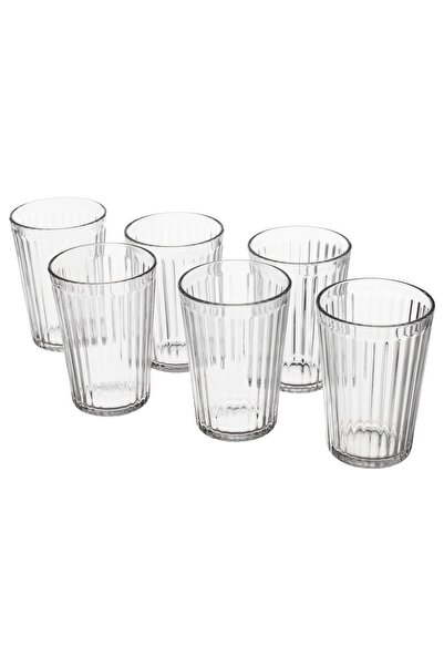 IKEA VARDAGEN Glass, clear glass, 31 cl, 6 pack