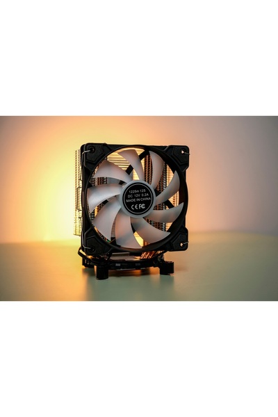 GORGONX Euryale 6P Rgb Cpu Cooler - 6 Copper Pipes - 120mm Fan - Thermal Paste Included